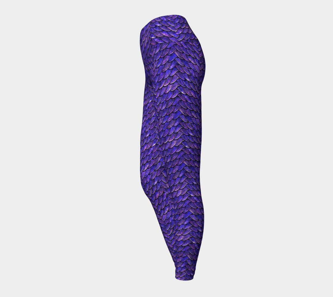 Purple-Ringed Top Snail Yoga Leggings – Thalassas